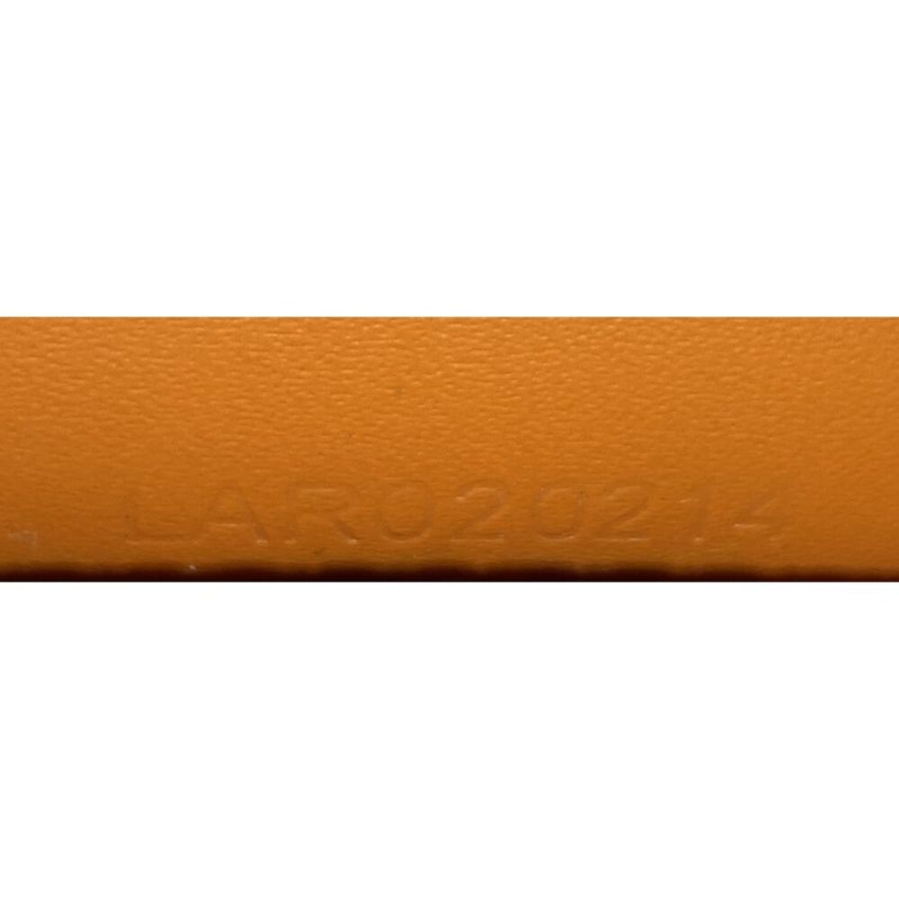 Goyard Structured Saigon Top Handle Bag Coated Canvas with Leather Mini Orange - Picture 10 of 10